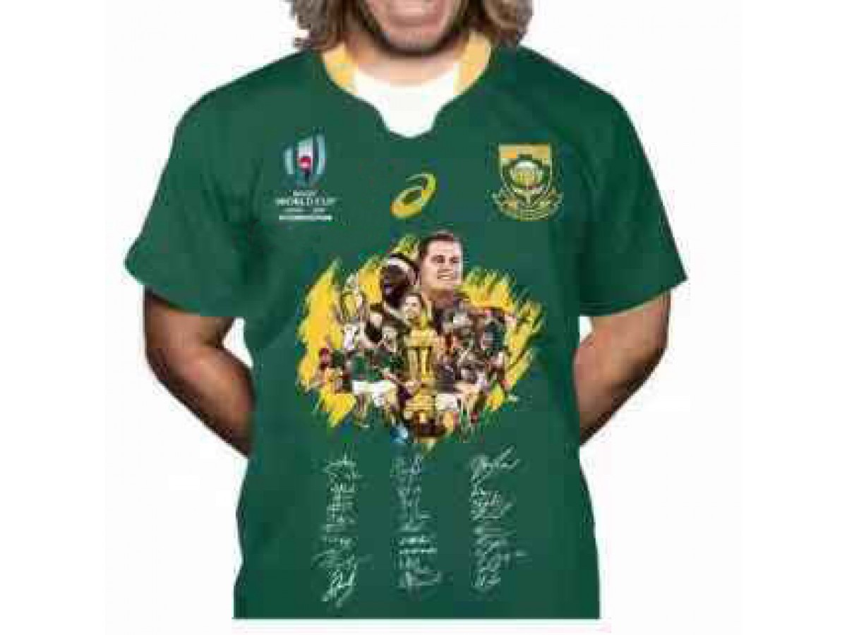 springbok world cup jersey