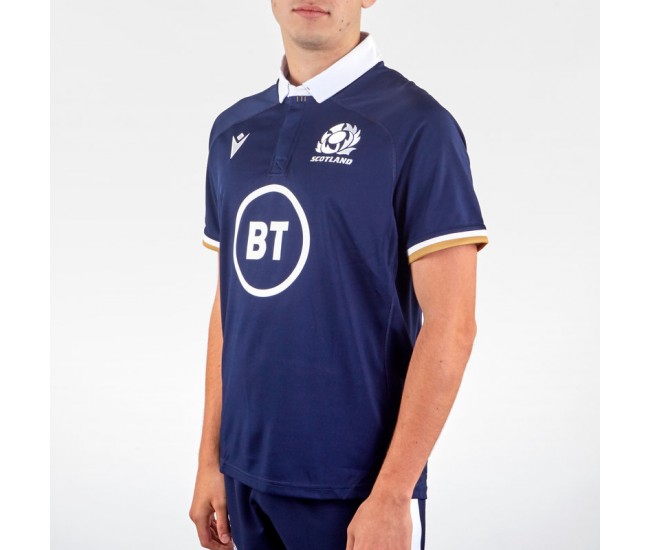 Macron Scotland Home Rugby Jersey 2020 2021
