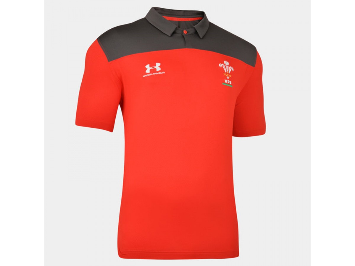 Wales WRU Rugby Polo Shirt 2019 2020