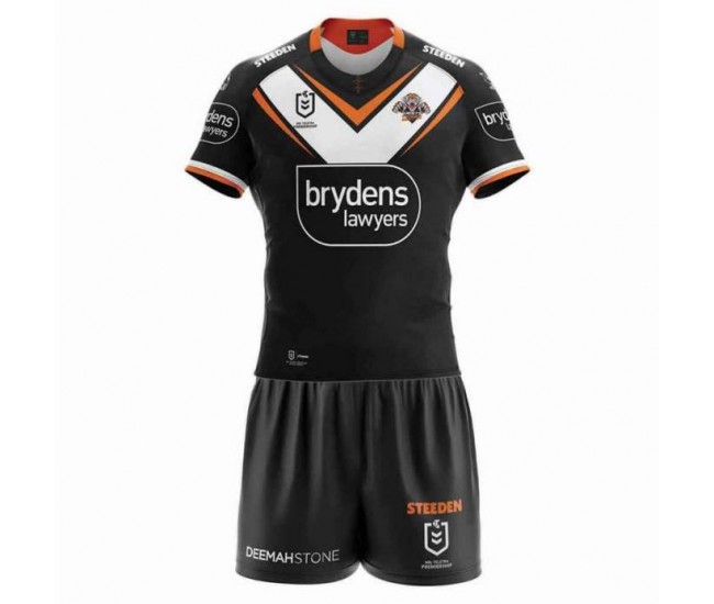 Wests Tigers Kids Home Rugby Kit 2021