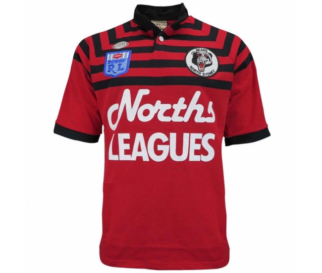 North Sydney Bears Retro Rugby Jersey 1991