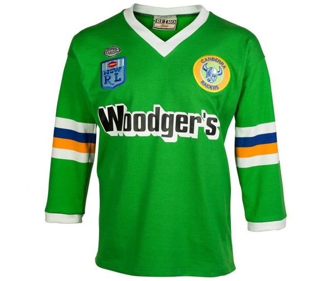 Canberra Raiders Retro Rugby Jersey 1989