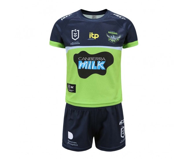 Canberra Raiders Kids Home Rugby Kit 2021