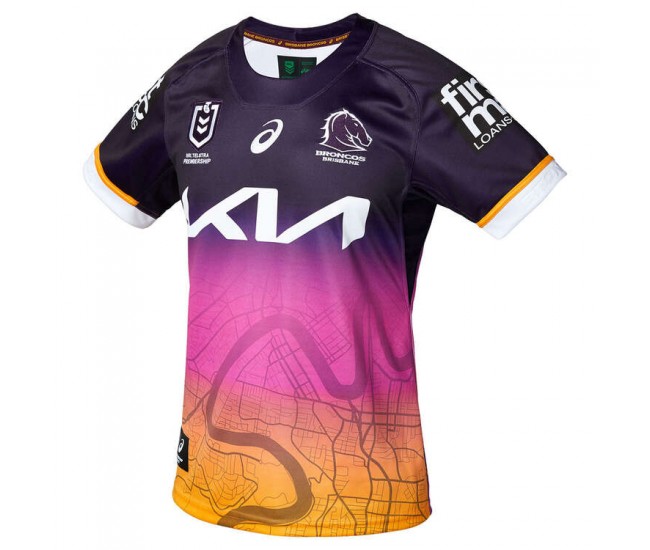 Brisbane Broncos Mens Alternate City Rugby Jersey 2023