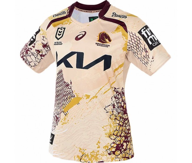 Brisbane Broncos Mens Indigenous Rugby Jersey 2025