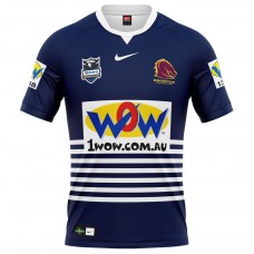 Brisbane Broncos Mens Cyril Connell Retro Rugby Jersey 2010