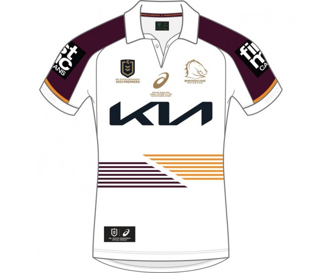 Brisbane Broncos Men's NRL Premiers Rugby Jersey 2025