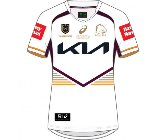 Brisbane Broncos Men's NRLW Premiers Rugby Jersey 2025