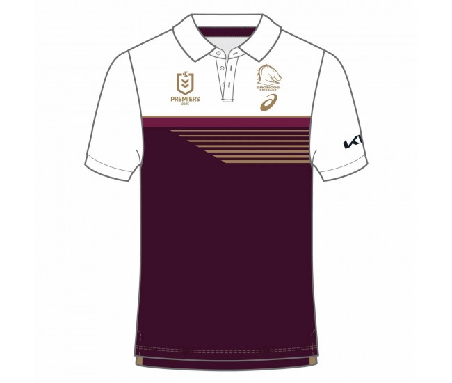 Brisbane Broncos Men's Premiers Rugby Polo 2025