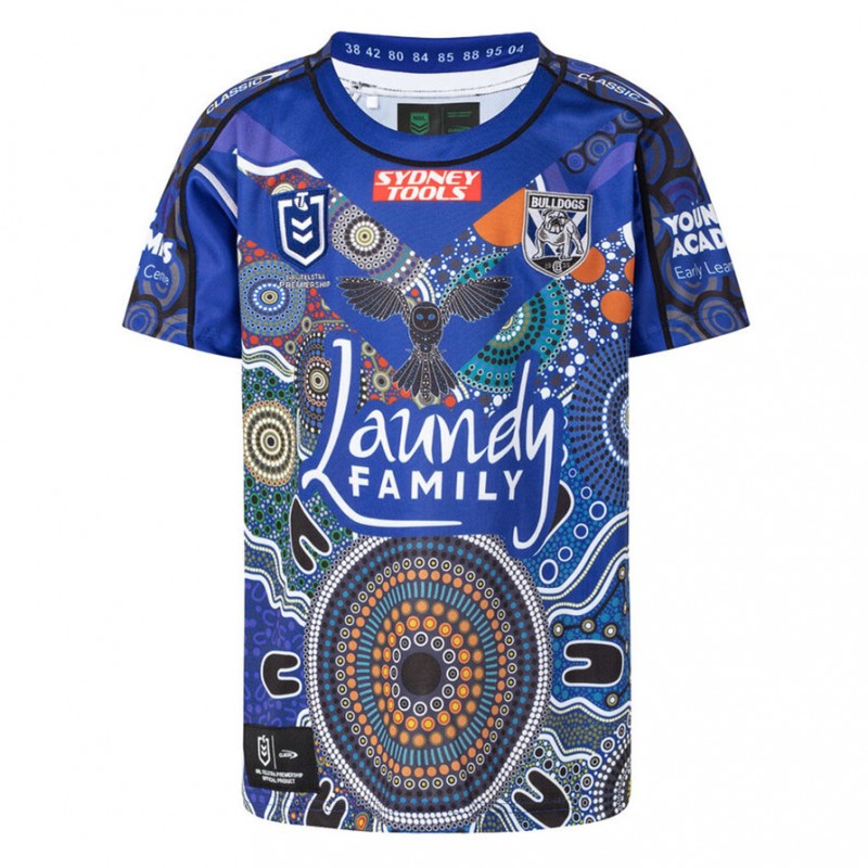 Canterbury-Bankstown Bulldogs Mens Indigenous Rugby Jersey 2022