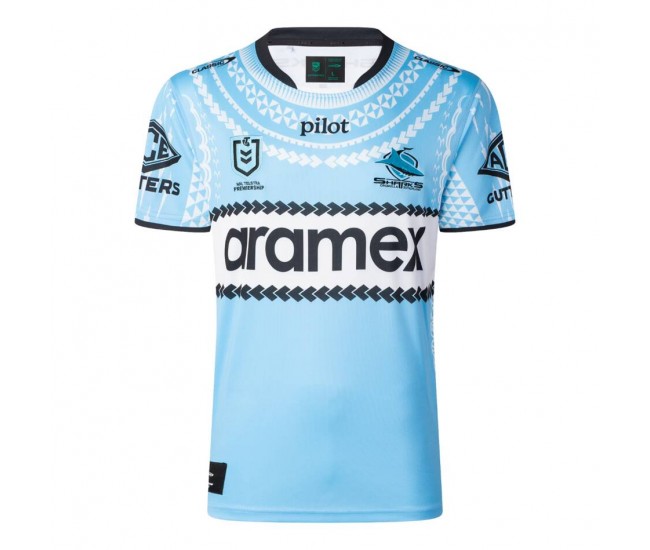 Cronulla-Sutherland Sharks Mens Pasifika Rugby Jersey 2025