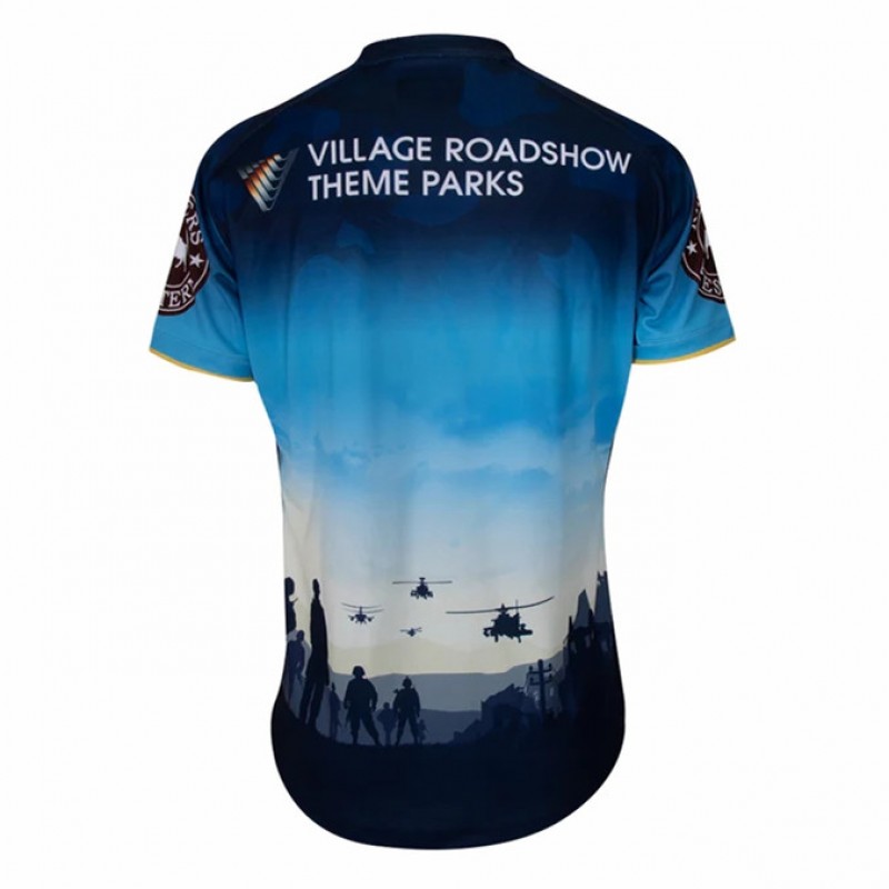 Gold Coast Titans Mens Anzac Rugby Jersey 2023