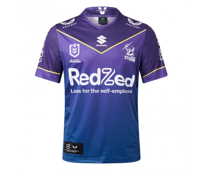 Melbourne Storm Mens Home Rugby Jersey 2023