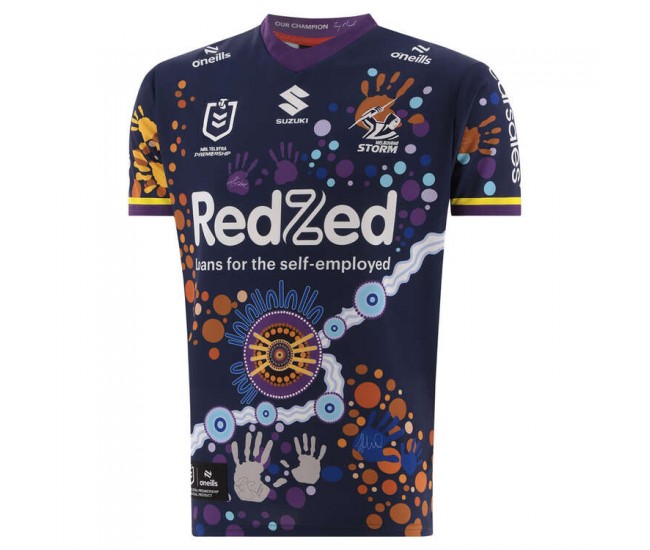 Melbourne Storm Mens Indigenous Rugby Jersey 2024