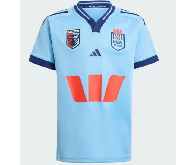 NSW Blues Kids Home Rugby Jersey 2025
