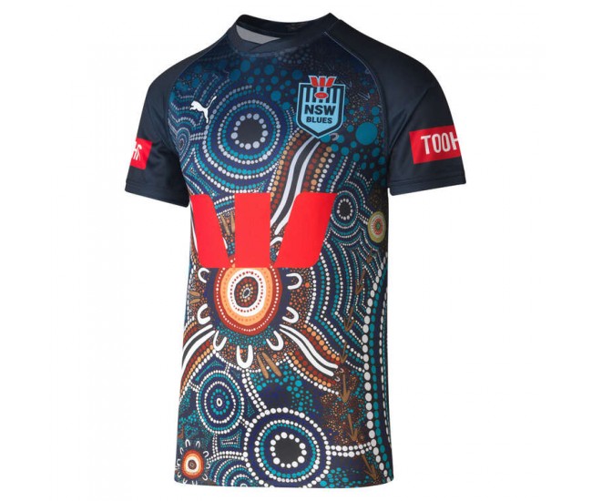NSW Blues Mens Indigenous Rugby Jersey 2023
