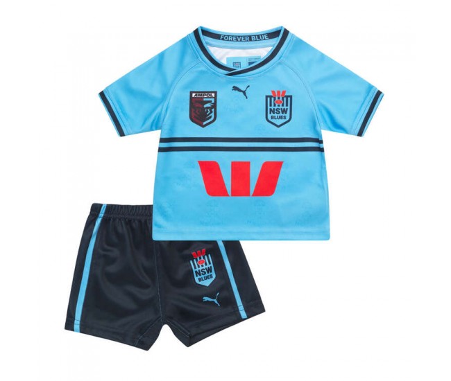 NSW Blues Kids Home Rugby Kit 2023