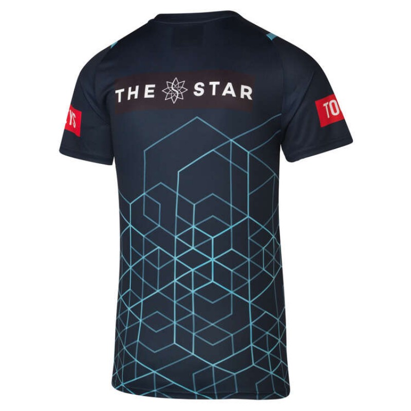 NSW Blues State of Origin Mens Training Rugby Tee 2024