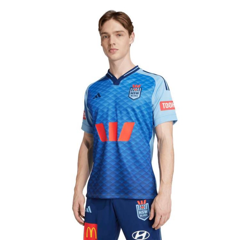 NSW Blues State of Origin Mens Training Rugby Jersey 2025