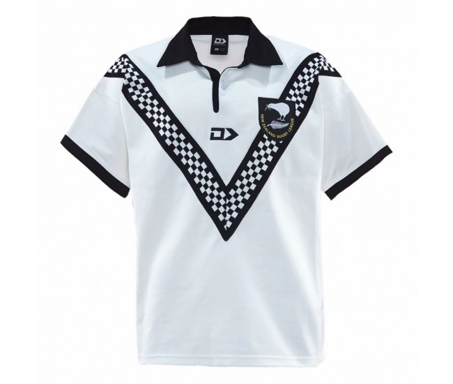 New Zealand Kiwis Mens Throwback White Rugby Jersey 2024