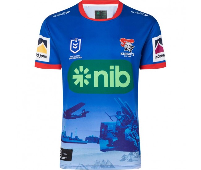 Newcastle Knights Mens ANZAC Rugby Jersey 2023