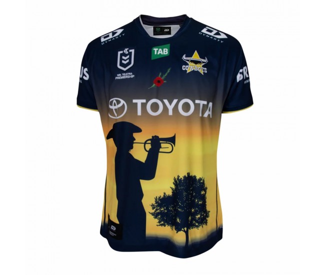 North Queensland Cowboys Mens Defence Rugby Jersey 2023