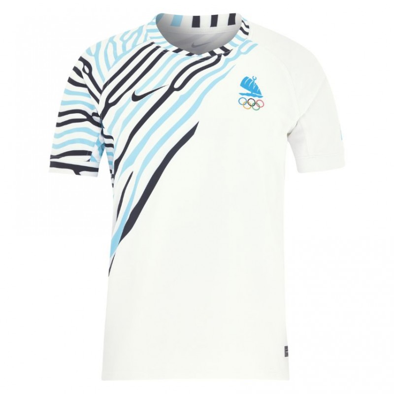 Paris Olympics 2024 Fiji Sevens Mens Home Rugby Jersey