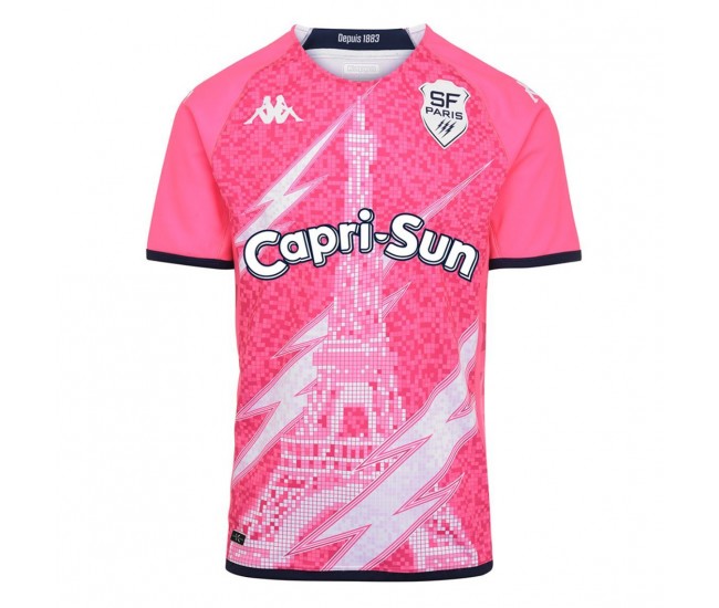 Stade Francais Paris Mens Home Rugby Jersey 2022-23