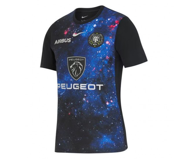 Stade Toulousain Mens Pre Match Rugby Jersey 2025