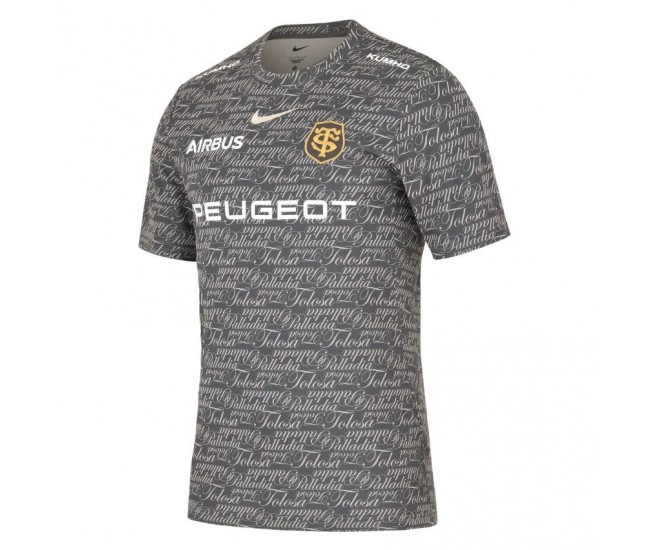 Stade Toulousain Mens Pre Match Rugby Jersey 2026