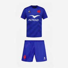 France Kids Home Rugby Kit 2022-23 France Kids Home Rugby Kit 2022-23