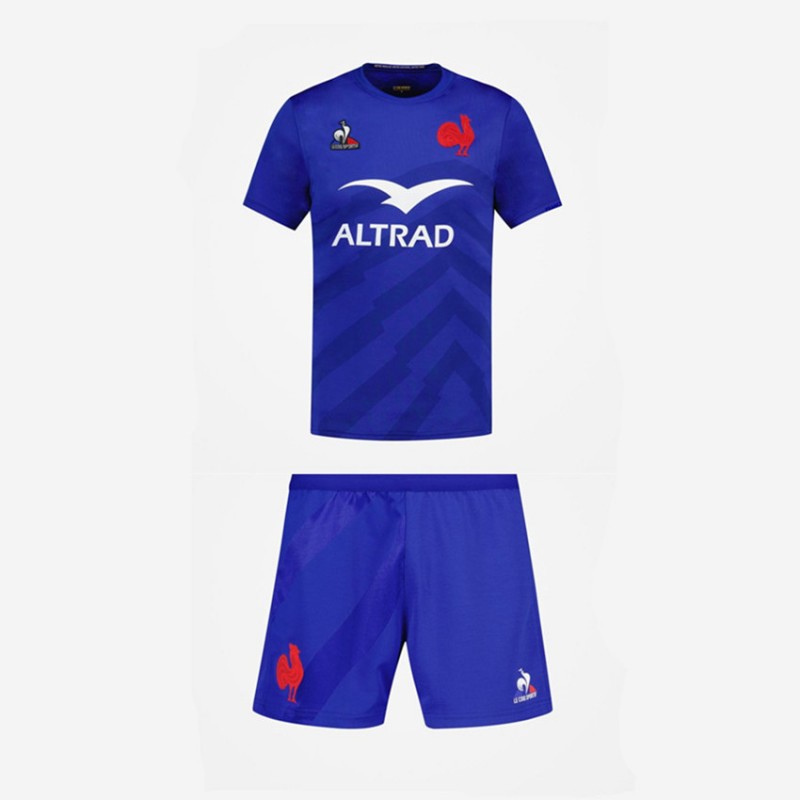 France Kids Home Rugby Kit 2022-23