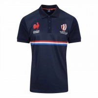 France RWC Mens Polyester Rugby Polo 2023