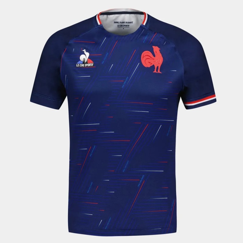 France Sevens Mens Pre Match Jersey Rugby Jersey 2023