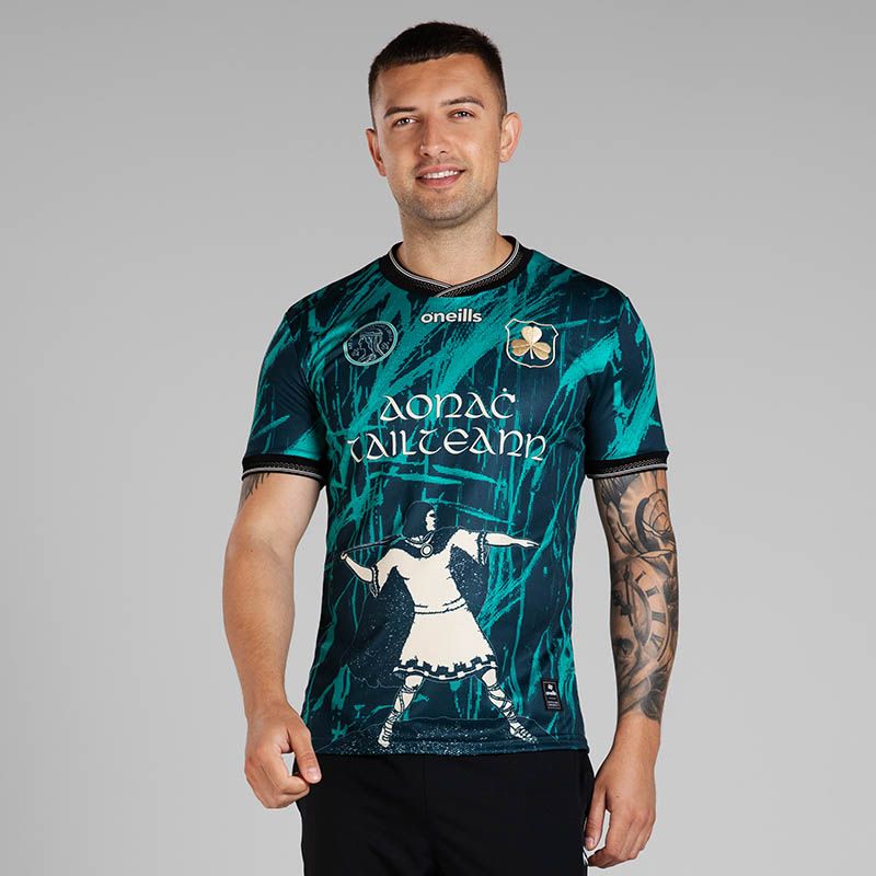 Ireland Men's Tailteann Games Rugby Jersey Green 2024