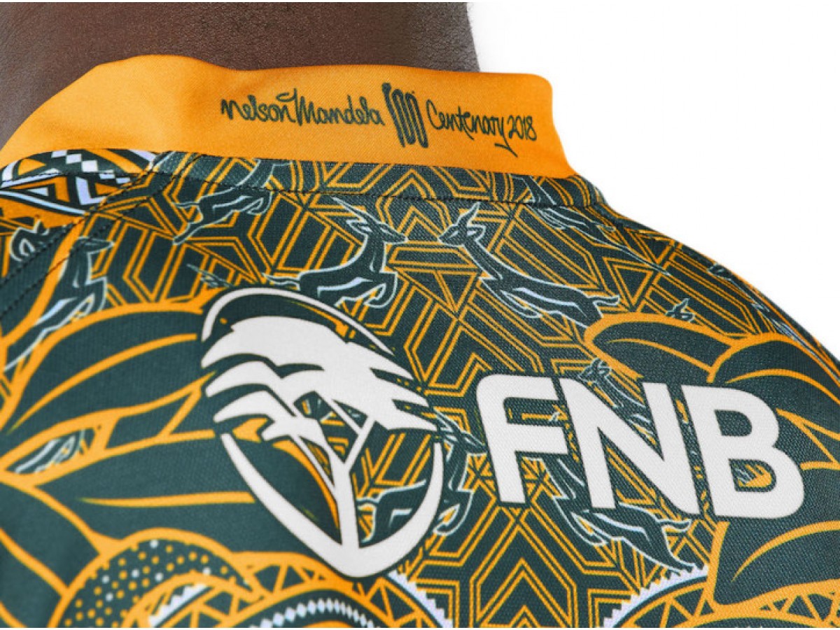 springboks 100 year anniversary jersey