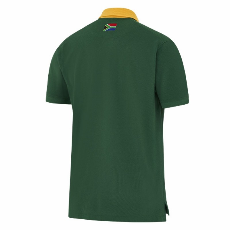 South Africa Springboks Mens Pique Rugby Polo 2025