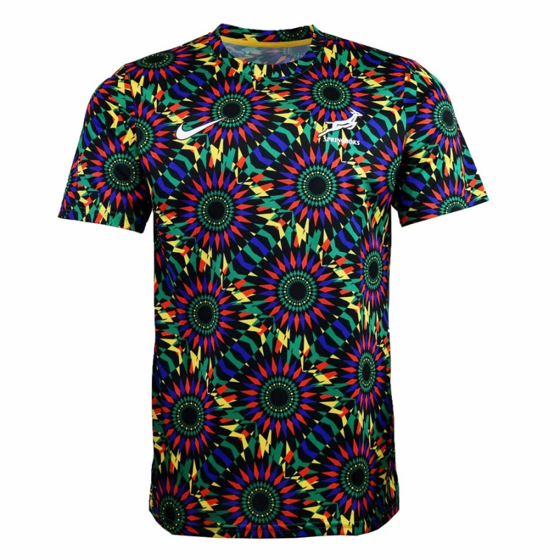 South Africa Springboks Mens Pre Match Rugby Jersey 2025