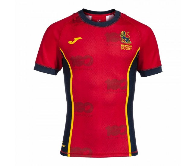 Spain Mens Home Rugby Jersey 2023