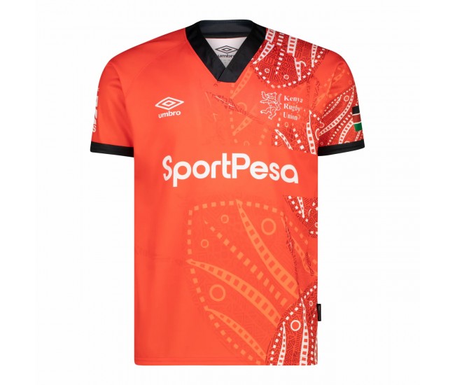 Kenya Rugby Mens Sevens Home Rugby Jersey 2025