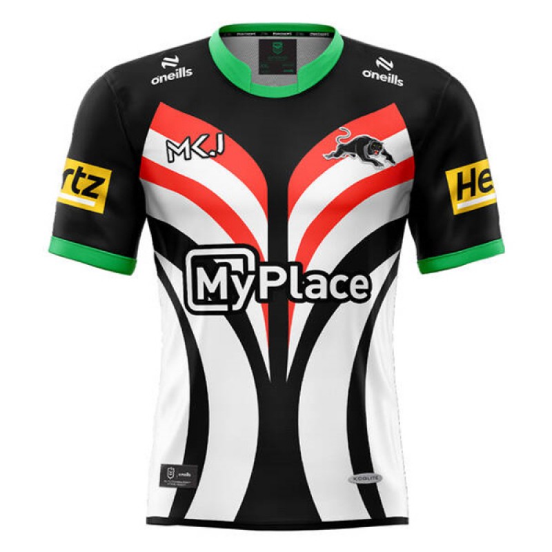 Penrith Panthers Men's Warm Up Rugby Tee 2025