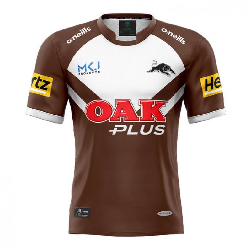 Penrith Panthers Mens Warm Up Rugby Tee 2023