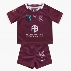 QLD Maroons Kids Home Rugby Kit 2022 QLD Maroons Kids Home Rugby Kit 2022