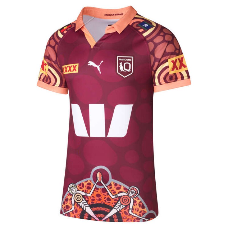 QLD Maroons Mens Indigenous Rugby Jersey 2024