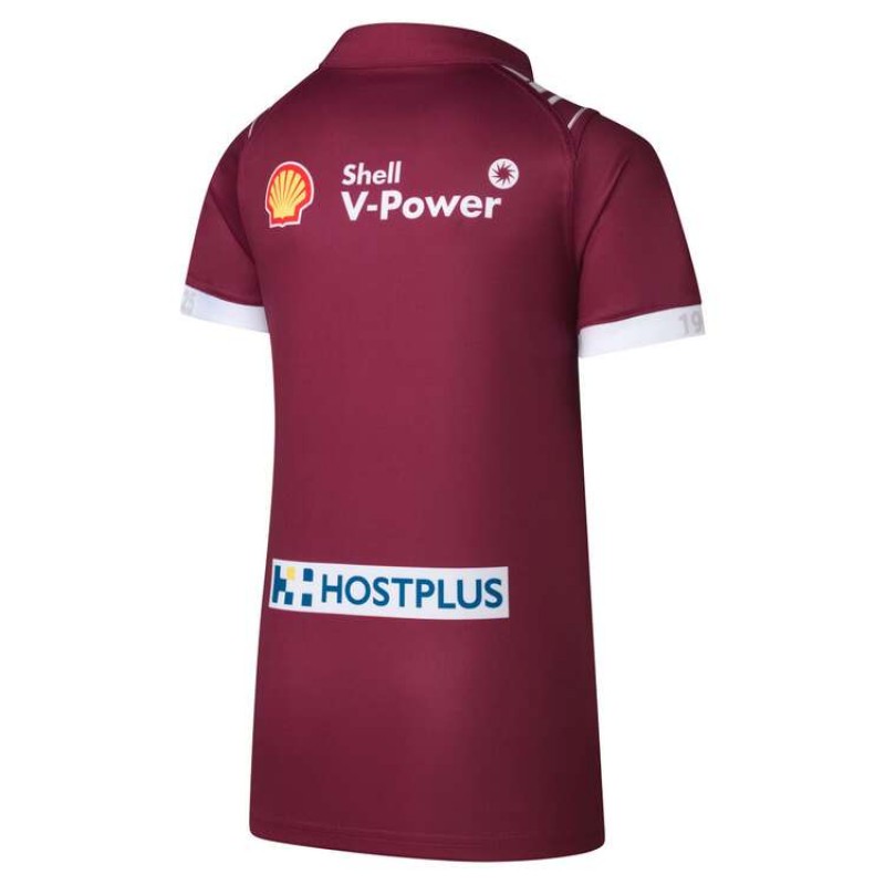 Harvey Norman QLD Maroons Kids Home Rugby Jersey 2025