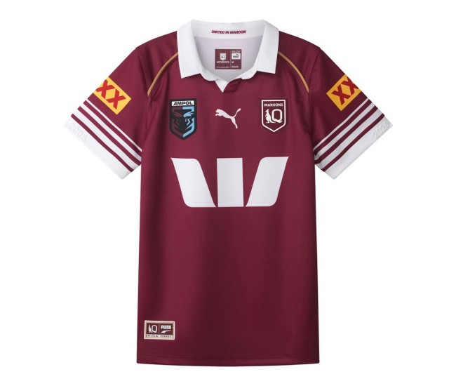 QLD Maroons State of Origin Men's Home Rugby Jersey 2026
