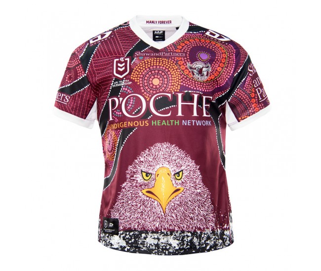 Manly Warringah Sea Eagles Mens Indigenous Rugby Jersey 2021