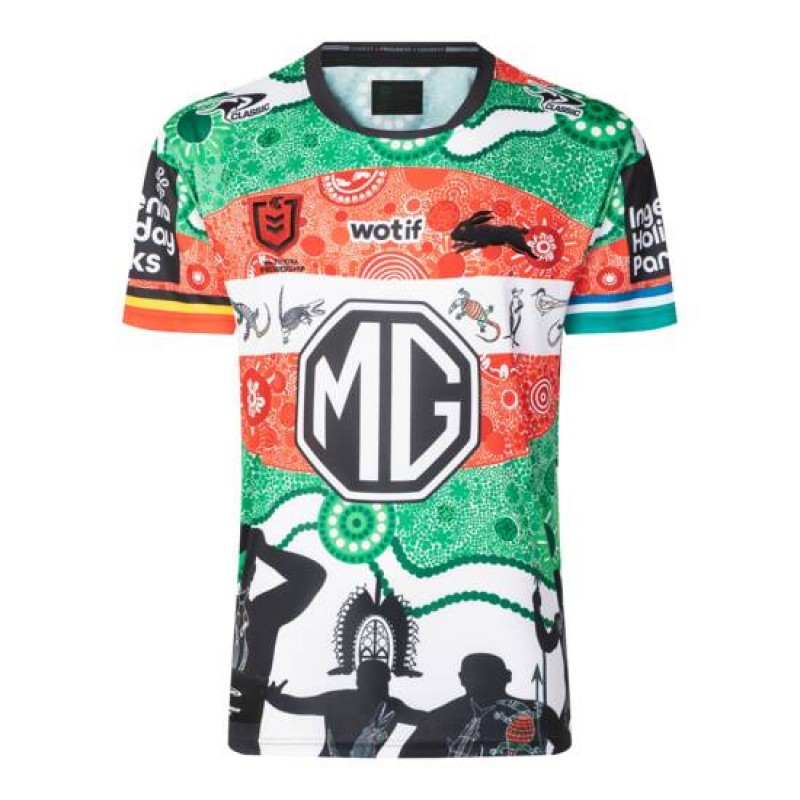 South Sydney Rabbitohs Mens Indigenous Rugby Jersey 2024