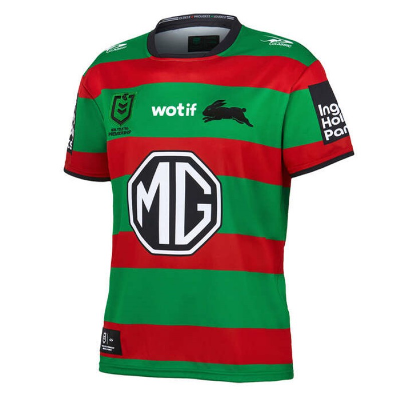 South Sydney Rabbitohs Mens Home Rugby Jersey 2025