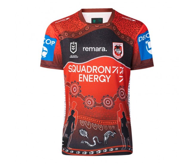St George Illawarra Dragons Mens Indigenous Rugby Jersey 2025